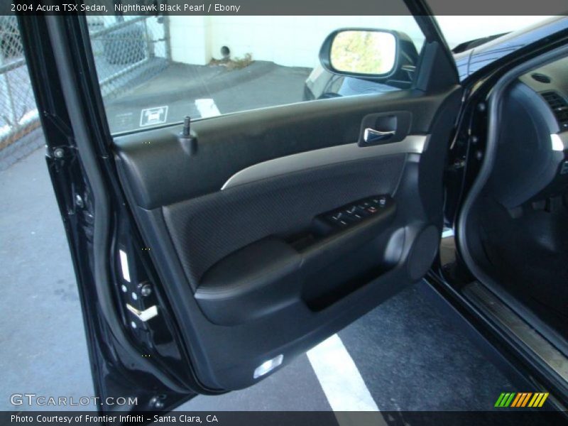 Nighthawk Black Pearl / Ebony 2004 Acura TSX Sedan