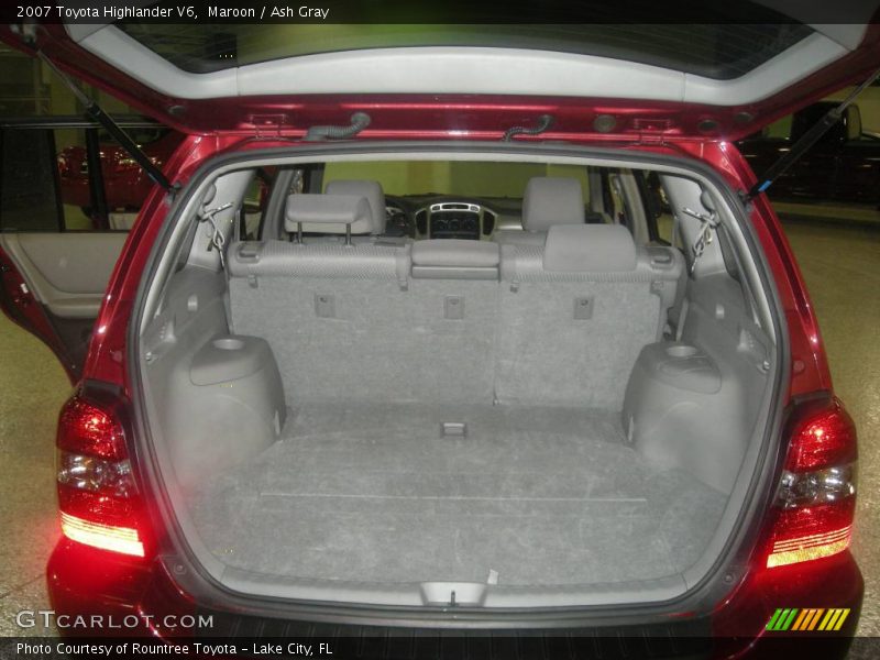 Maroon / Ash Gray 2007 Toyota Highlander V6