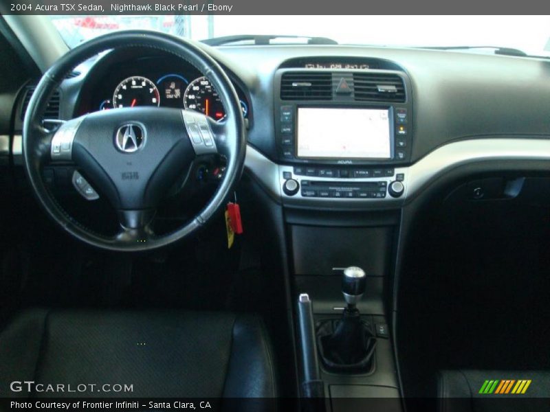 Nighthawk Black Pearl / Ebony 2004 Acura TSX Sedan