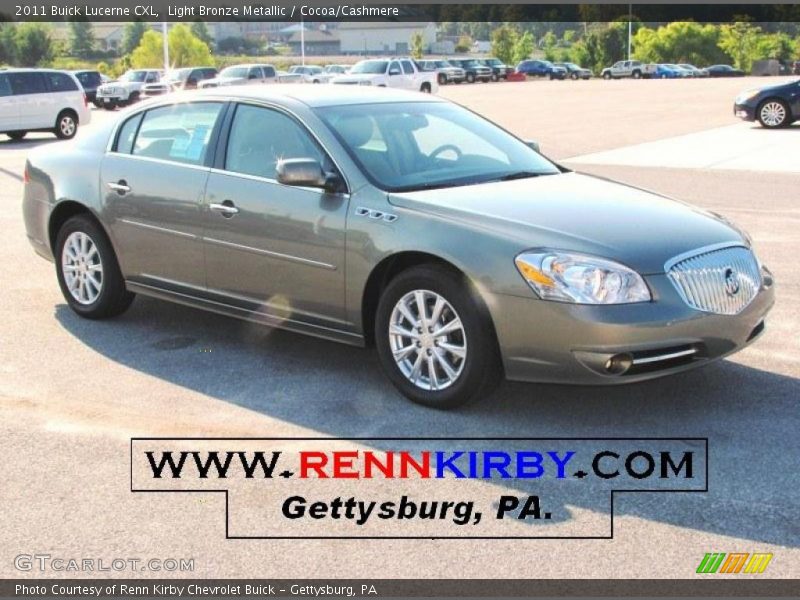 Light Bronze Metallic / Cocoa/Cashmere 2011 Buick Lucerne CXL