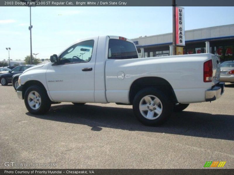 Bright White / Dark Slate Gray 2003 Dodge Ram 1500 ST Regular Cab