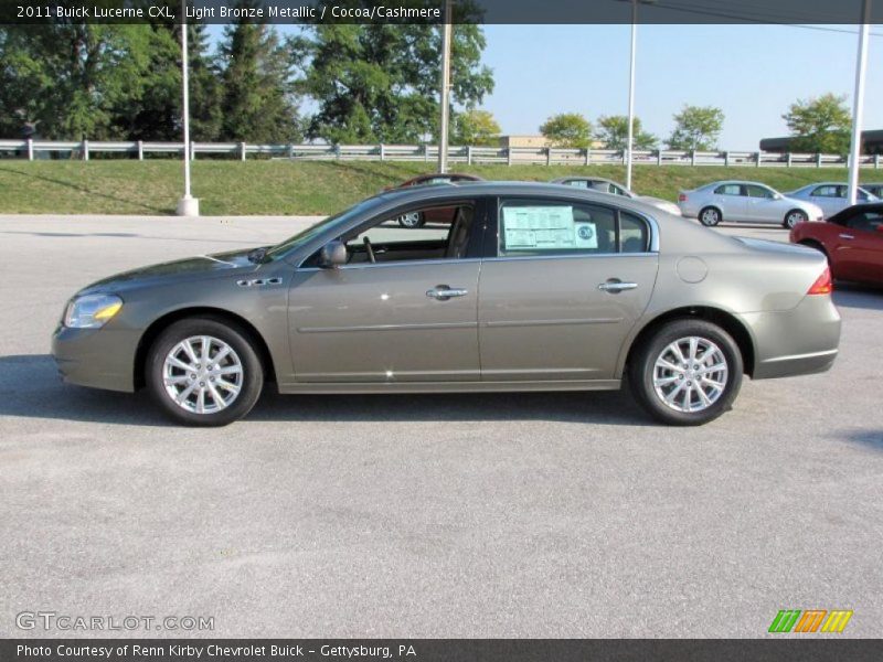 Light Bronze Metallic / Cocoa/Cashmere 2011 Buick Lucerne CXL