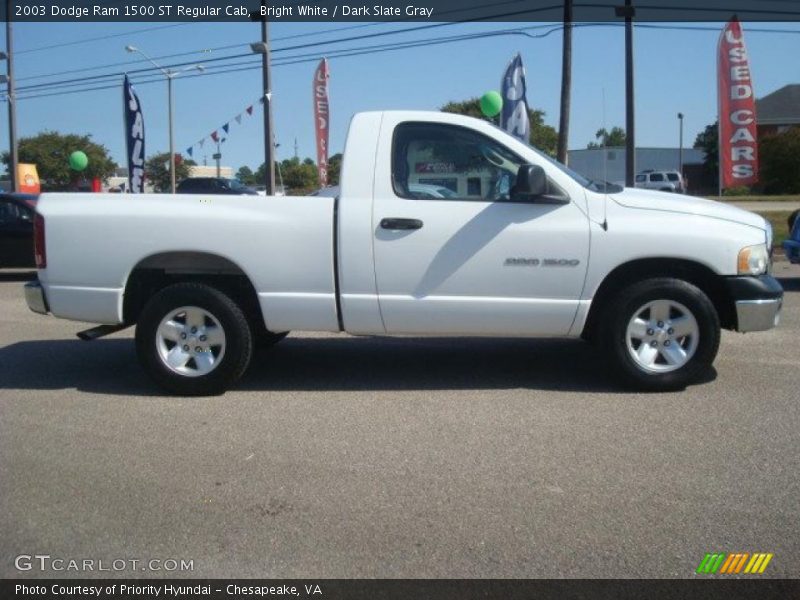 Bright White / Dark Slate Gray 2003 Dodge Ram 1500 ST Regular Cab