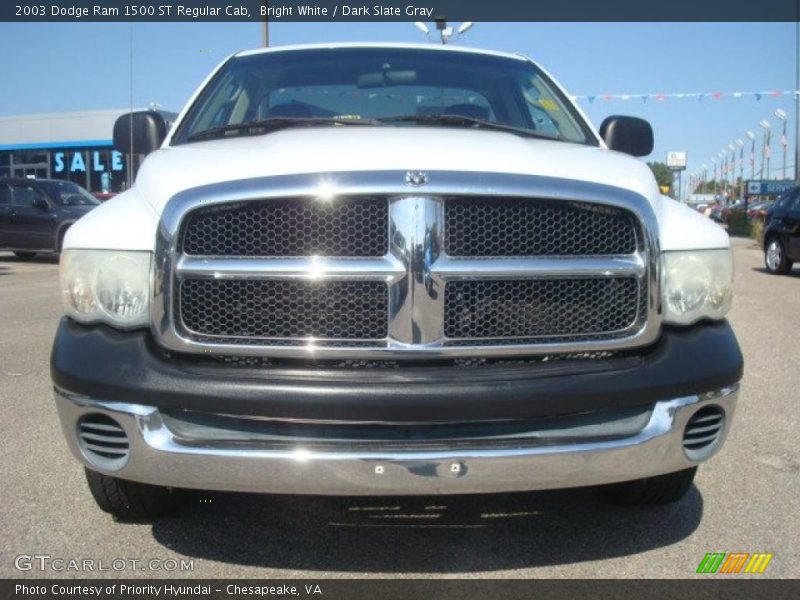 Bright White / Dark Slate Gray 2003 Dodge Ram 1500 ST Regular Cab