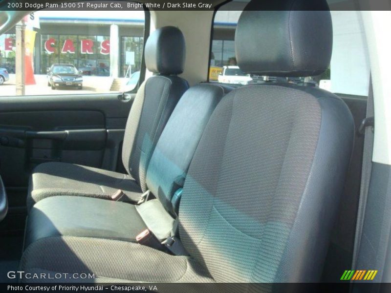 Bright White / Dark Slate Gray 2003 Dodge Ram 1500 ST Regular Cab