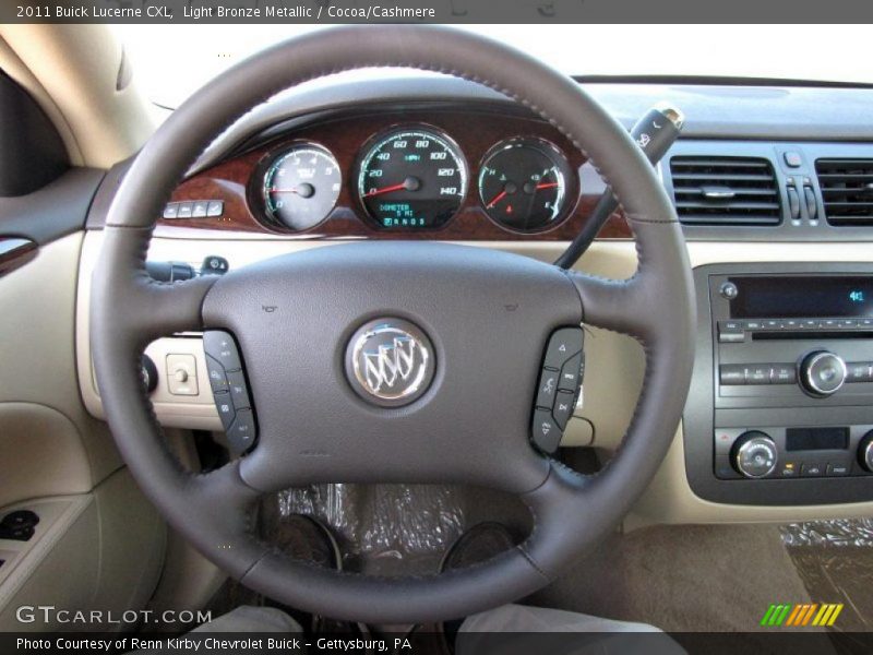 Light Bronze Metallic / Cocoa/Cashmere 2011 Buick Lucerne CXL