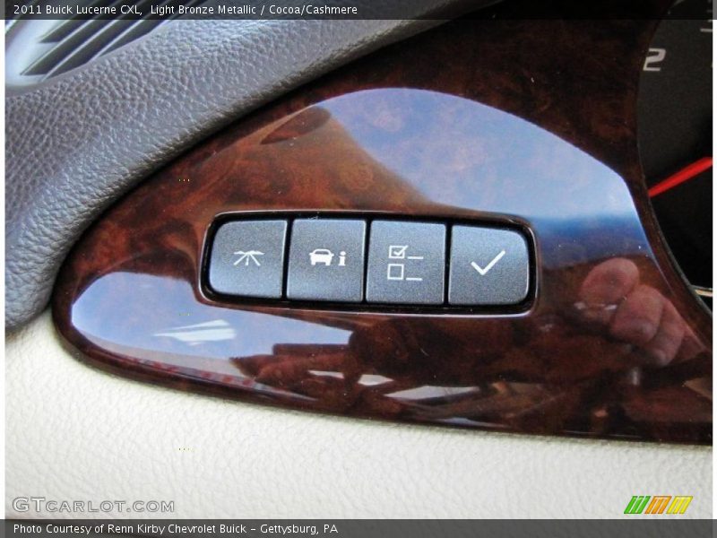 Light Bronze Metallic / Cocoa/Cashmere 2011 Buick Lucerne CXL