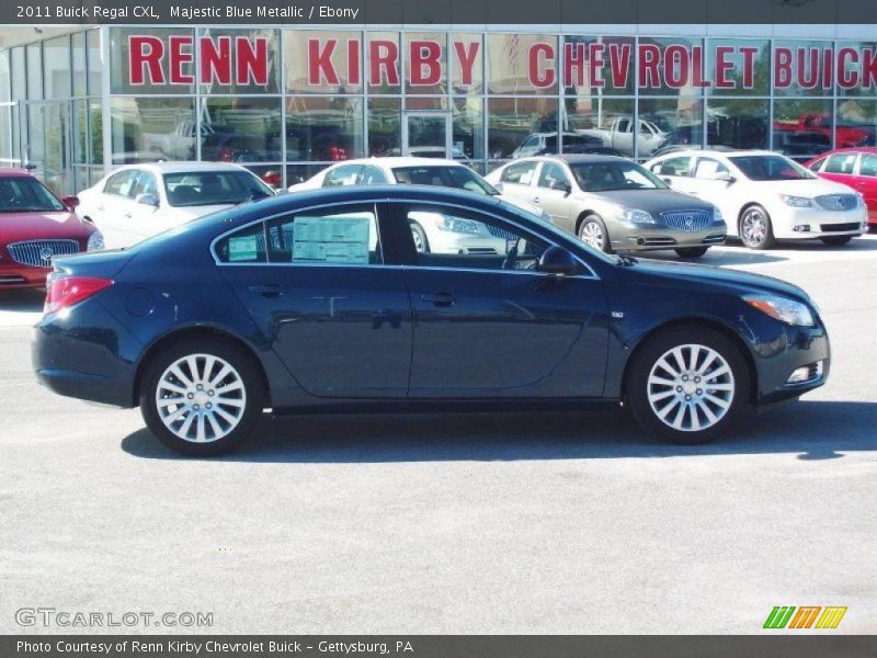 Majestic Blue Metallic / Ebony 2011 Buick Regal CXL