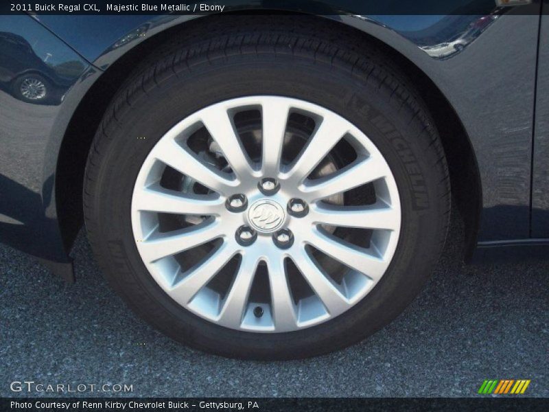 Majestic Blue Metallic / Ebony 2011 Buick Regal CXL