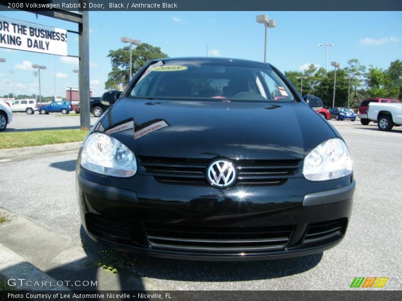 Black / Anthracite Black 2008 Volkswagen Rabbit 2 Door
