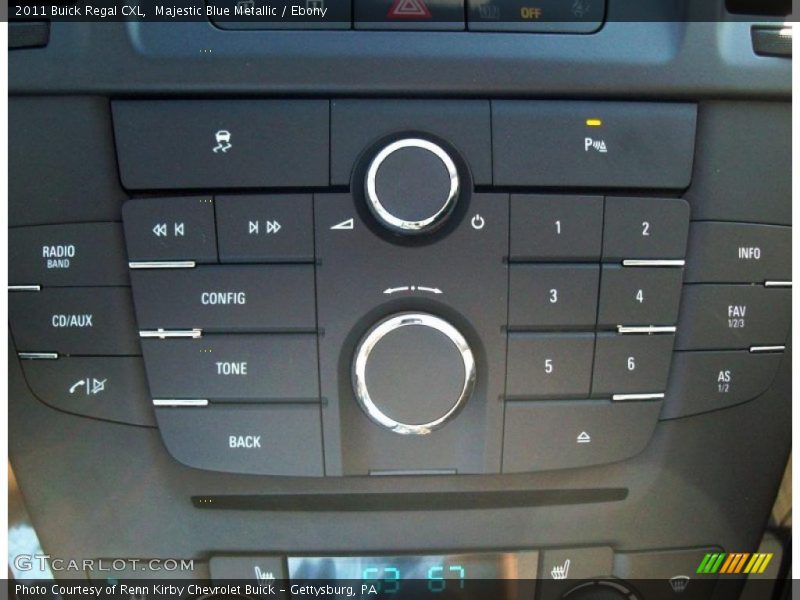 Majestic Blue Metallic / Ebony 2011 Buick Regal CXL