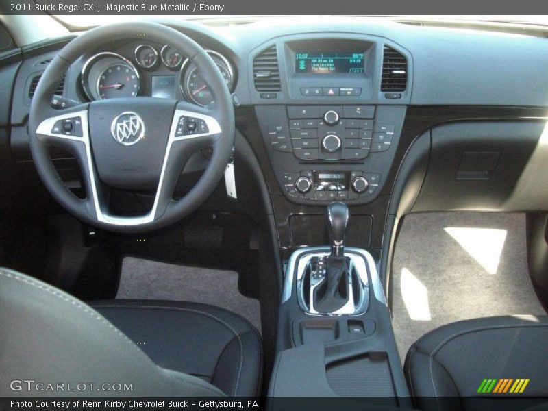 Majestic Blue Metallic / Ebony 2011 Buick Regal CXL