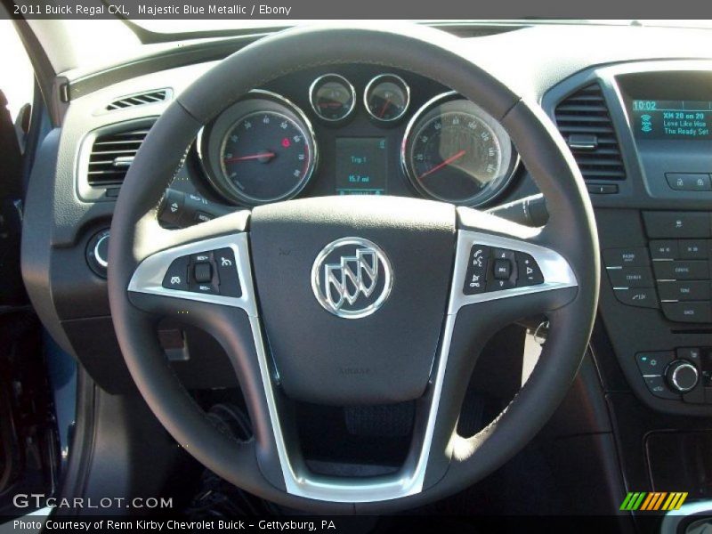 Majestic Blue Metallic / Ebony 2011 Buick Regal CXL