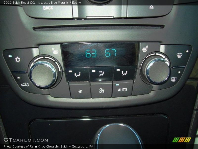Majestic Blue Metallic / Ebony 2011 Buick Regal CXL