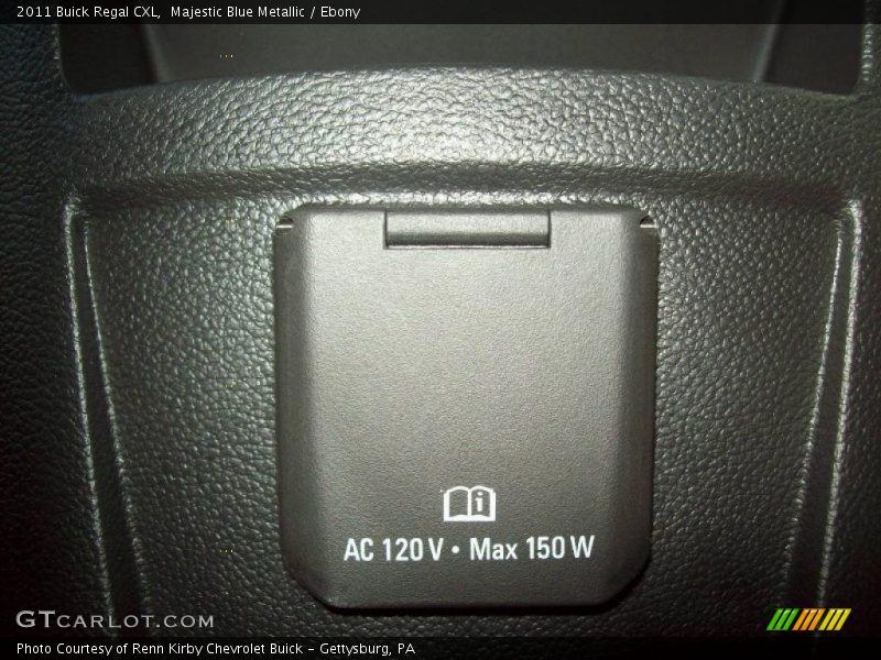 Majestic Blue Metallic / Ebony 2011 Buick Regal CXL
