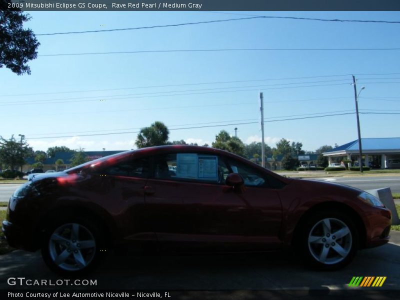 Rave Red Pearl / Medium Gray 2009 Mitsubishi Eclipse GS Coupe