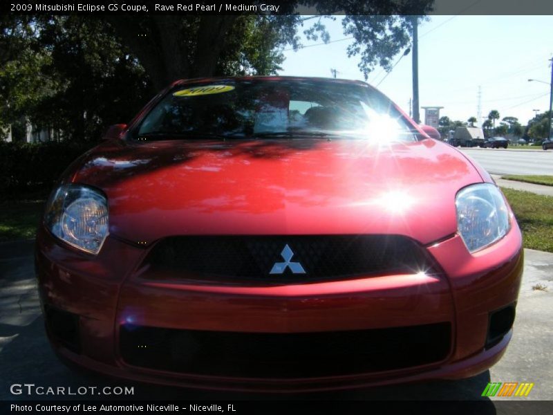 Rave Red Pearl / Medium Gray 2009 Mitsubishi Eclipse GS Coupe