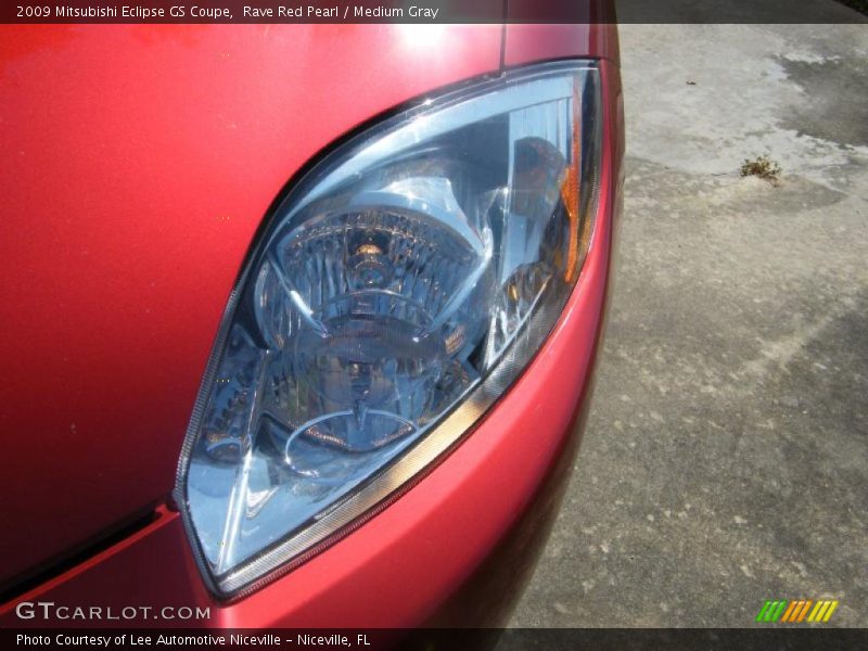 Rave Red Pearl / Medium Gray 2009 Mitsubishi Eclipse GS Coupe