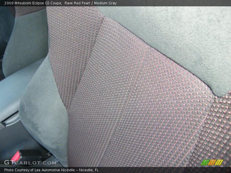 Rave Red Pearl / Medium Gray 2009 Mitsubishi Eclipse GS Coupe