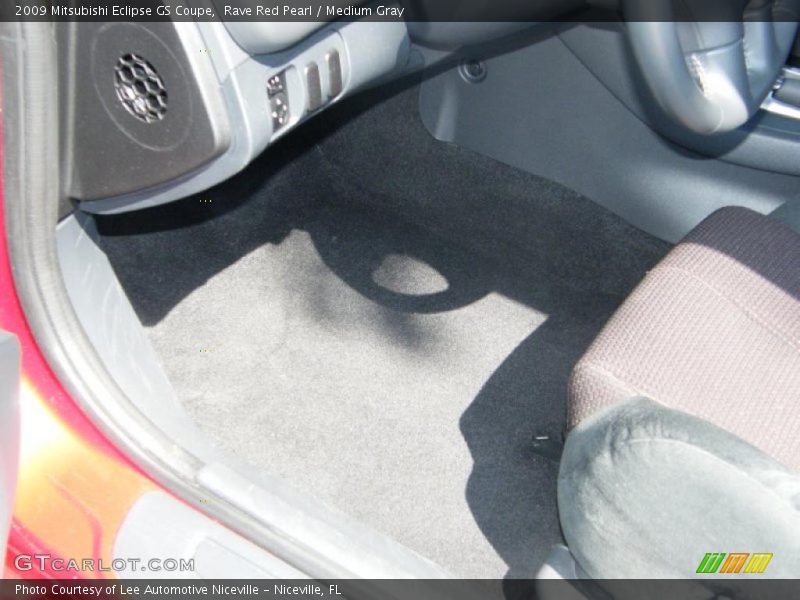 Rave Red Pearl / Medium Gray 2009 Mitsubishi Eclipse GS Coupe