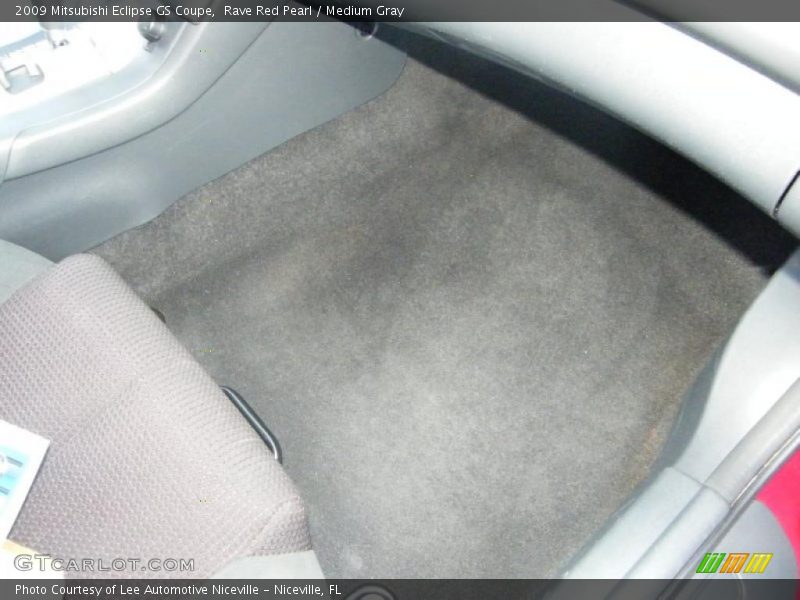 Rave Red Pearl / Medium Gray 2009 Mitsubishi Eclipse GS Coupe
