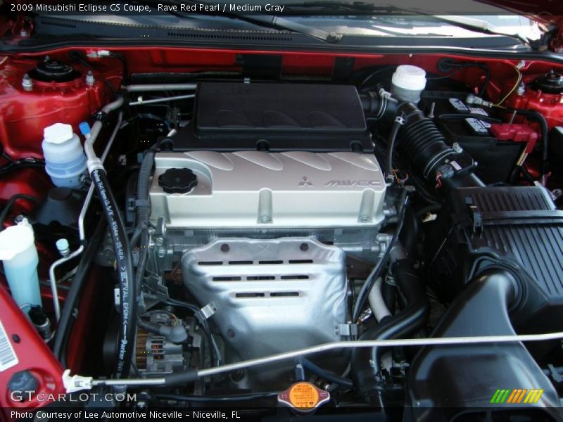 Rave Red Pearl / Medium Gray 2009 Mitsubishi Eclipse GS Coupe