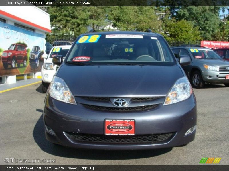 Slate Metallic / Stone 2008 Toyota Sienna XLE AWD