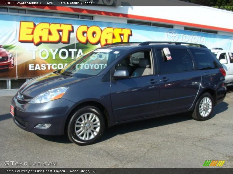 Slate Metallic / Stone 2008 Toyota Sienna XLE AWD