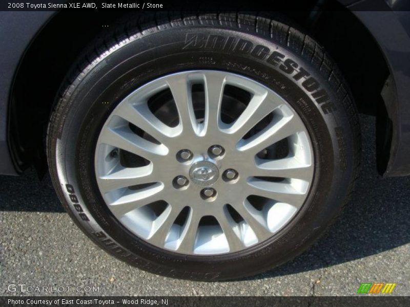 Slate Metallic / Stone 2008 Toyota Sienna XLE AWD