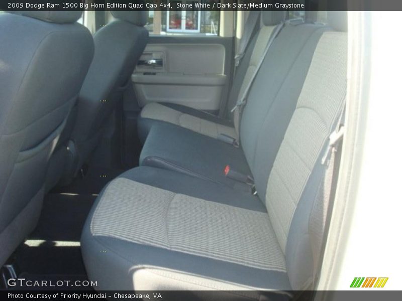 Stone White / Dark Slate/Medium Graystone 2009 Dodge Ram 1500 Big Horn Edition Quad Cab 4x4