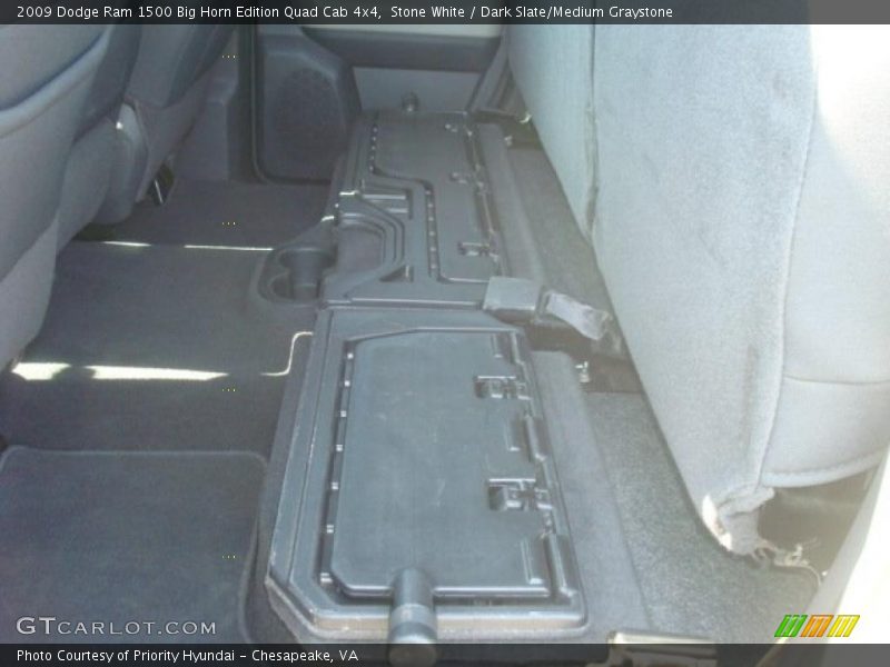 Stone White / Dark Slate/Medium Graystone 2009 Dodge Ram 1500 Big Horn Edition Quad Cab 4x4