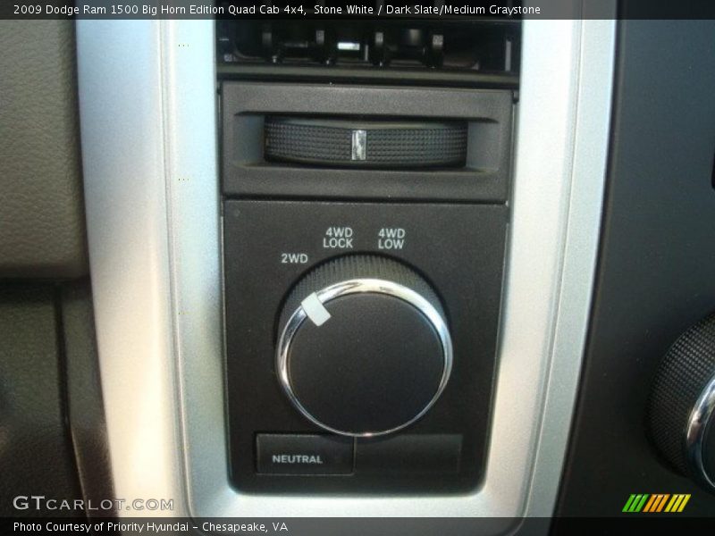 Stone White / Dark Slate/Medium Graystone 2009 Dodge Ram 1500 Big Horn Edition Quad Cab 4x4