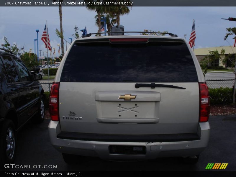 Amber Bronze Metallic / Light Cashmere/Ebony 2007 Chevrolet Tahoe LT