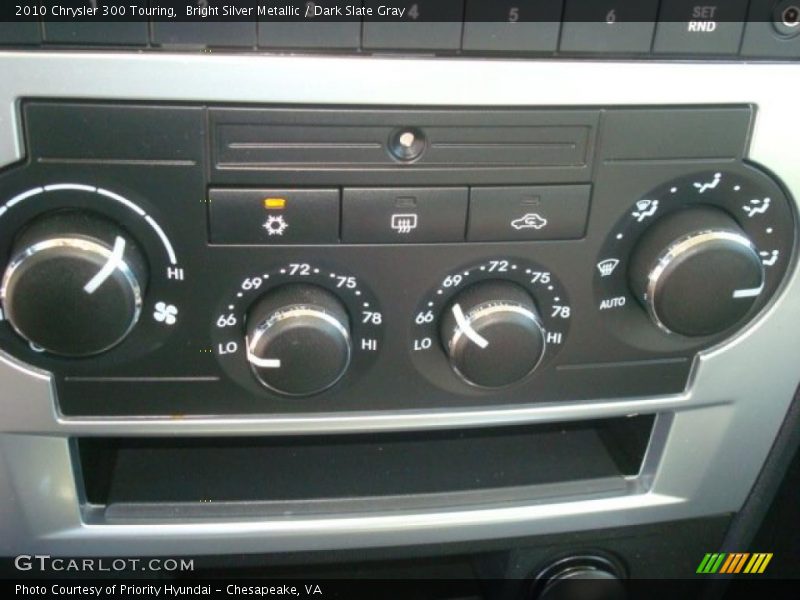 Bright Silver Metallic / Dark Slate Gray 2010 Chrysler 300 Touring