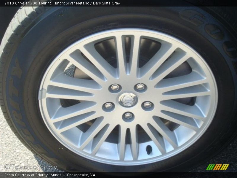Bright Silver Metallic / Dark Slate Gray 2010 Chrysler 300 Touring