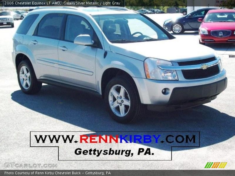 Galaxy Silver Metallic / Light Gray 2006 Chevrolet Equinox LT AWD