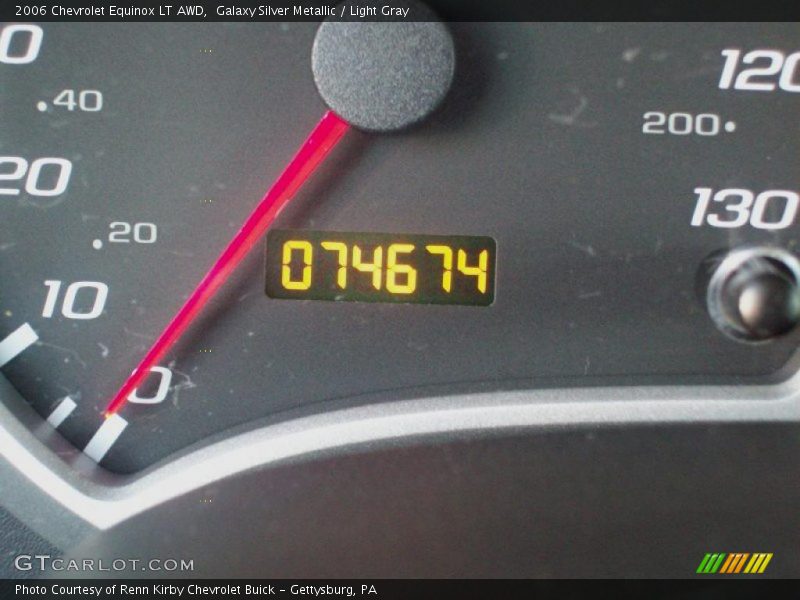 Galaxy Silver Metallic / Light Gray 2006 Chevrolet Equinox LT AWD