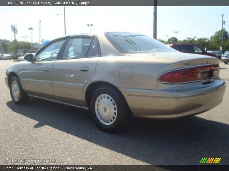 Gold Metallic / Taupe 2000 Buick Century Limited