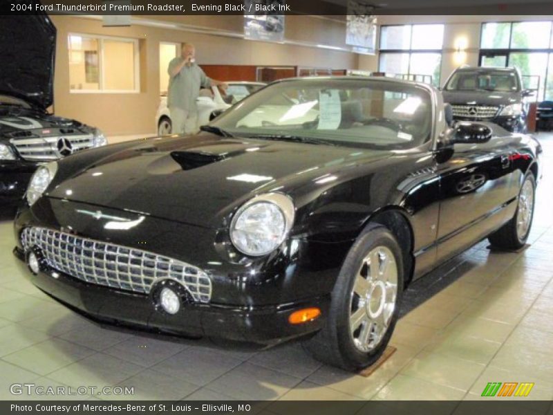 Evening Black / Black Ink 2004 Ford Thunderbird Premium Roadster