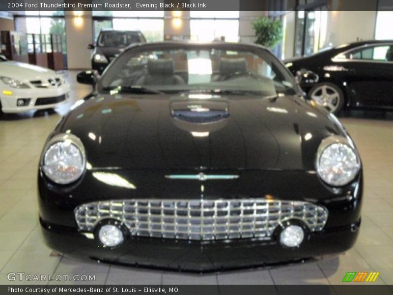 Evening Black / Black Ink 2004 Ford Thunderbird Premium Roadster