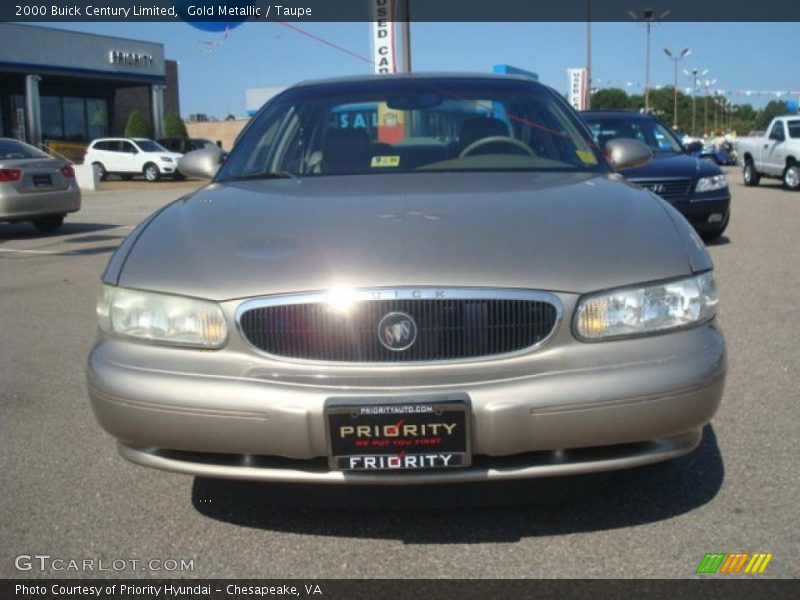 Gold Metallic / Taupe 2000 Buick Century Limited