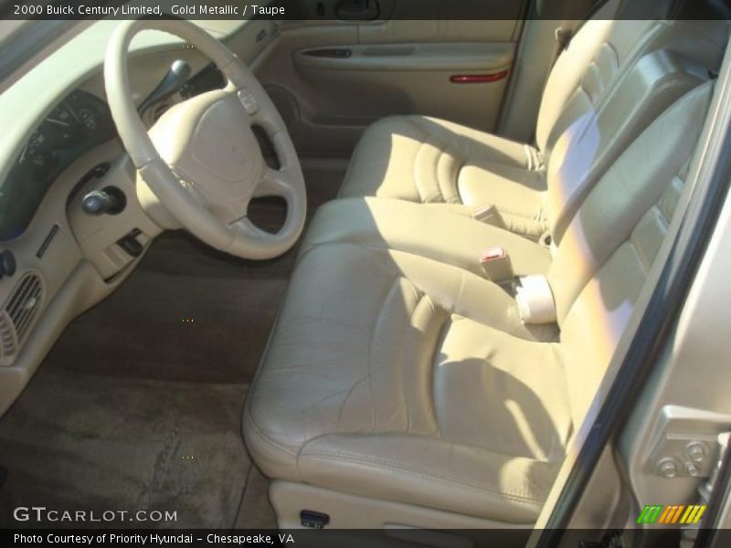 Gold Metallic / Taupe 2000 Buick Century Limited