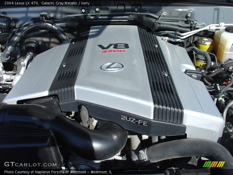 Galactic Gray Metallic / Ivory 2004 Lexus LX 470