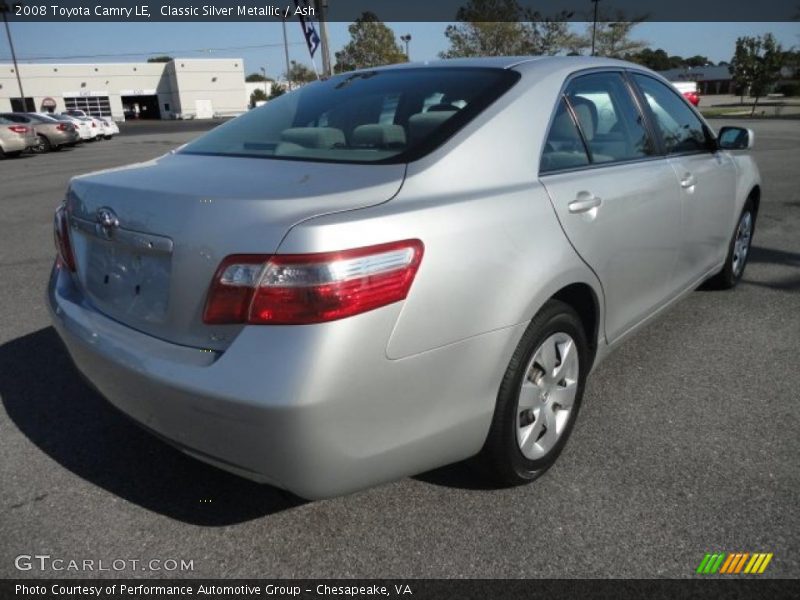 Classic Silver Metallic / Ash 2008 Toyota Camry LE