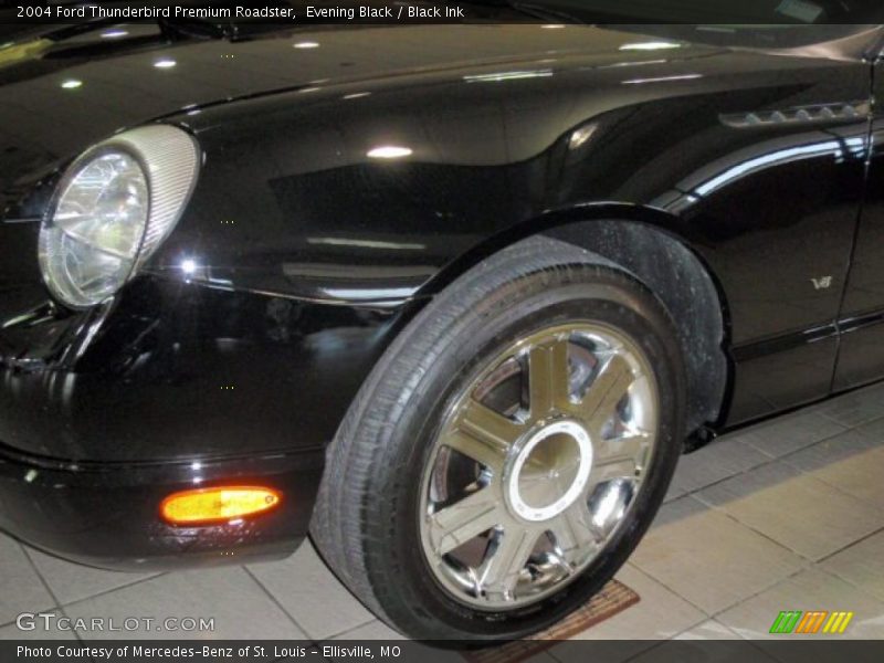Evening Black / Black Ink 2004 Ford Thunderbird Premium Roadster