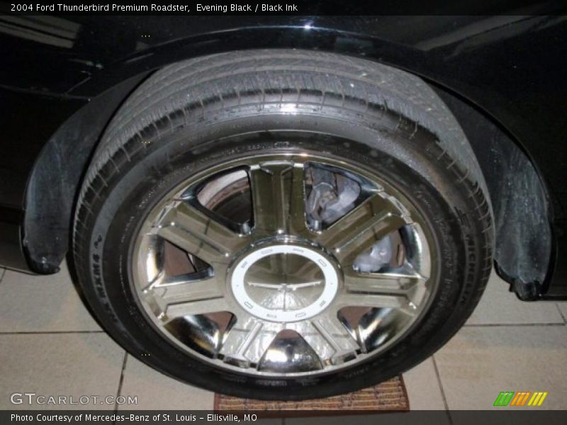 Evening Black / Black Ink 2004 Ford Thunderbird Premium Roadster