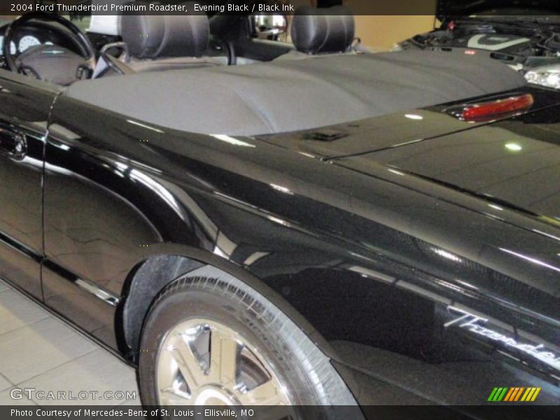 Evening Black / Black Ink 2004 Ford Thunderbird Premium Roadster