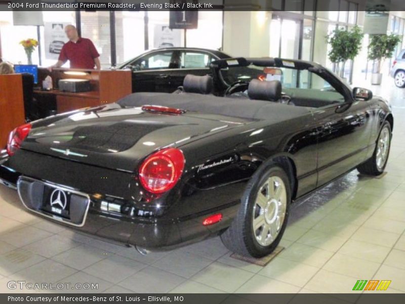 Evening Black / Black Ink 2004 Ford Thunderbird Premium Roadster