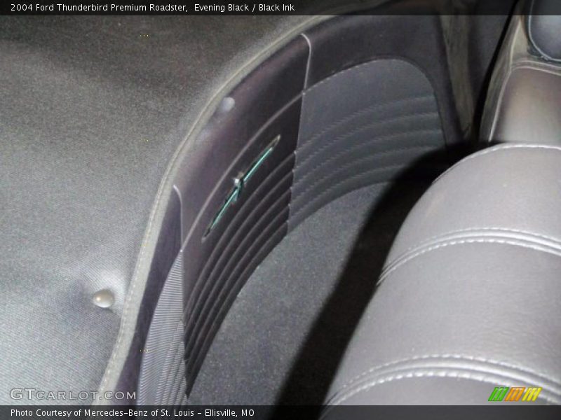 Evening Black / Black Ink 2004 Ford Thunderbird Premium Roadster