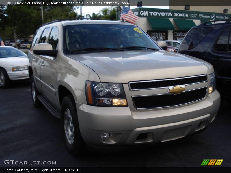 Amber Bronze Metallic / Light Cashmere/Ebony 2007 Chevrolet Tahoe LT